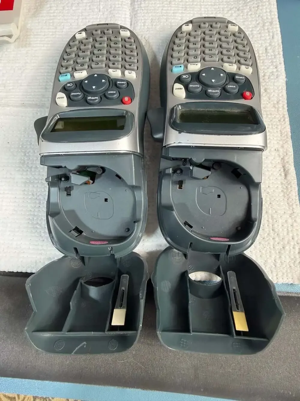 Lot of 2 DYMO LetraTag LT-100H Handheld Label Makers